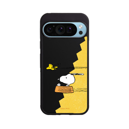 Google Pixel 9 Pro XL Base Case Peanuts-Snoopy und Woodstock Transparent