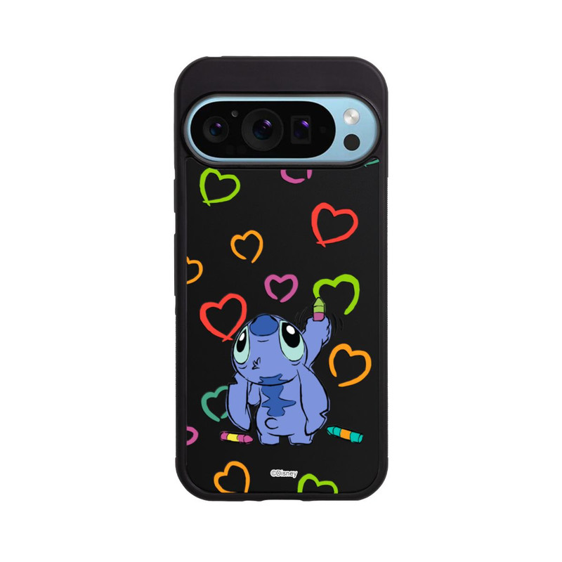 Pixel 9 Pro XL Base Case Stitch Draws a Heart Transparent
