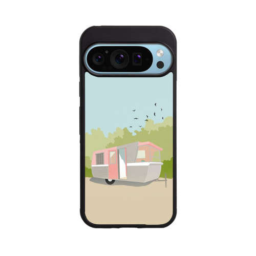 Google Pixel 9 Pro XL Base Case Retro Glamping by Roberta Murray