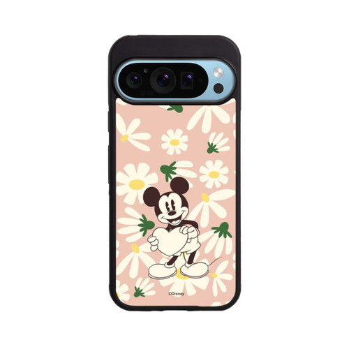 Google Pixel 9 Pro XL Base Case Micky Maus Blumen für Valentines Tag