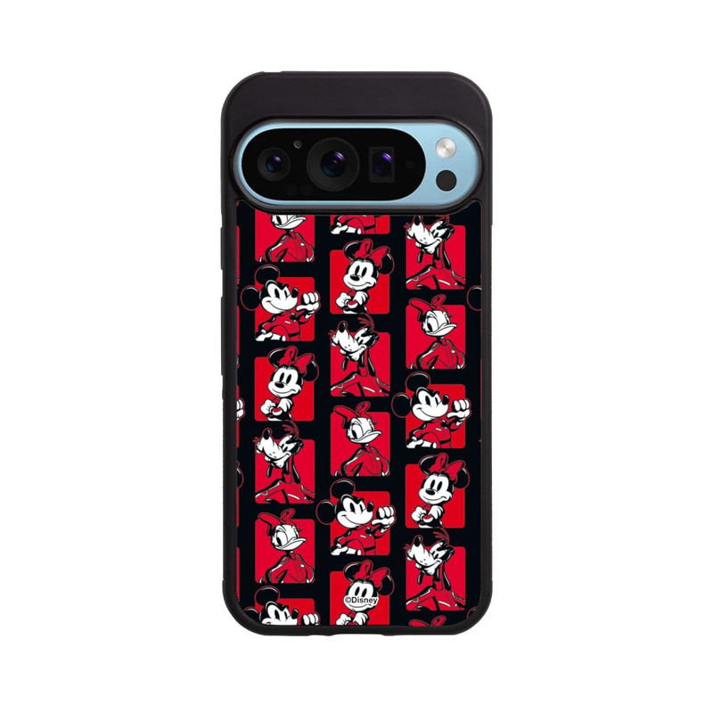Pixel 9 Pro XL Base Case Micky Maus Racing Muster Rot