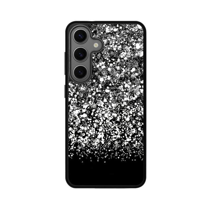 Galaxy S25 Base Case Schneefall Glitzerlook