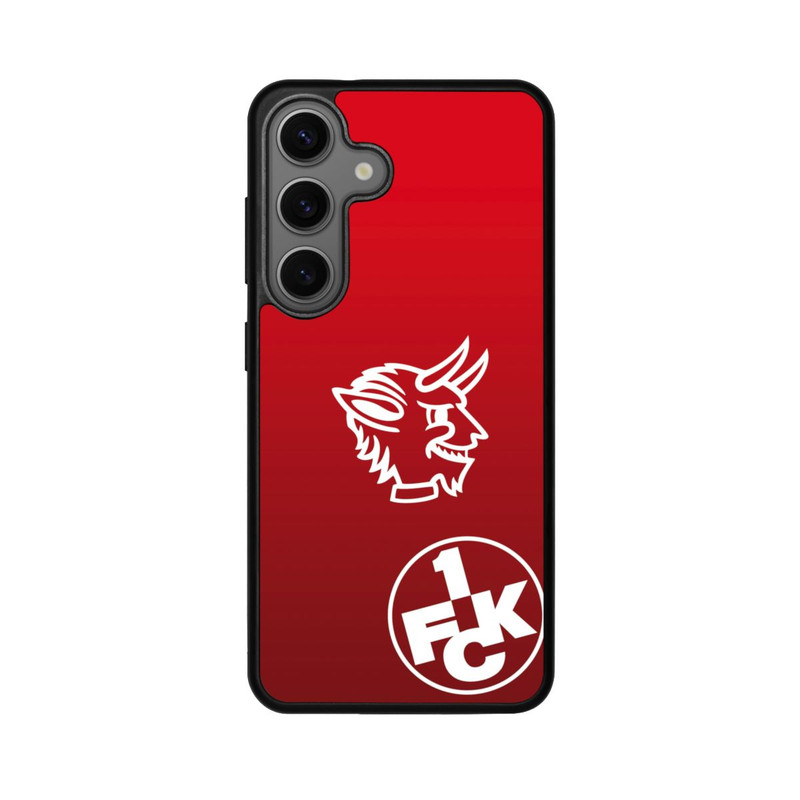 Galaxy S25 Base Case Teufelskopf FCK auf Rot