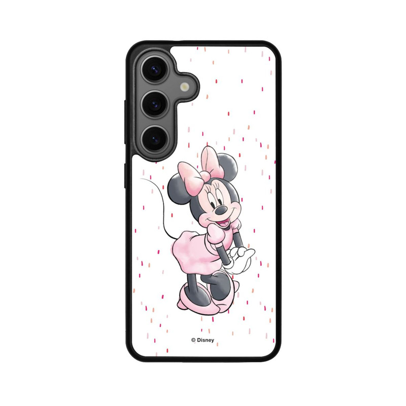 Galaxy S25 Base Case Minnie Watercolour Dots