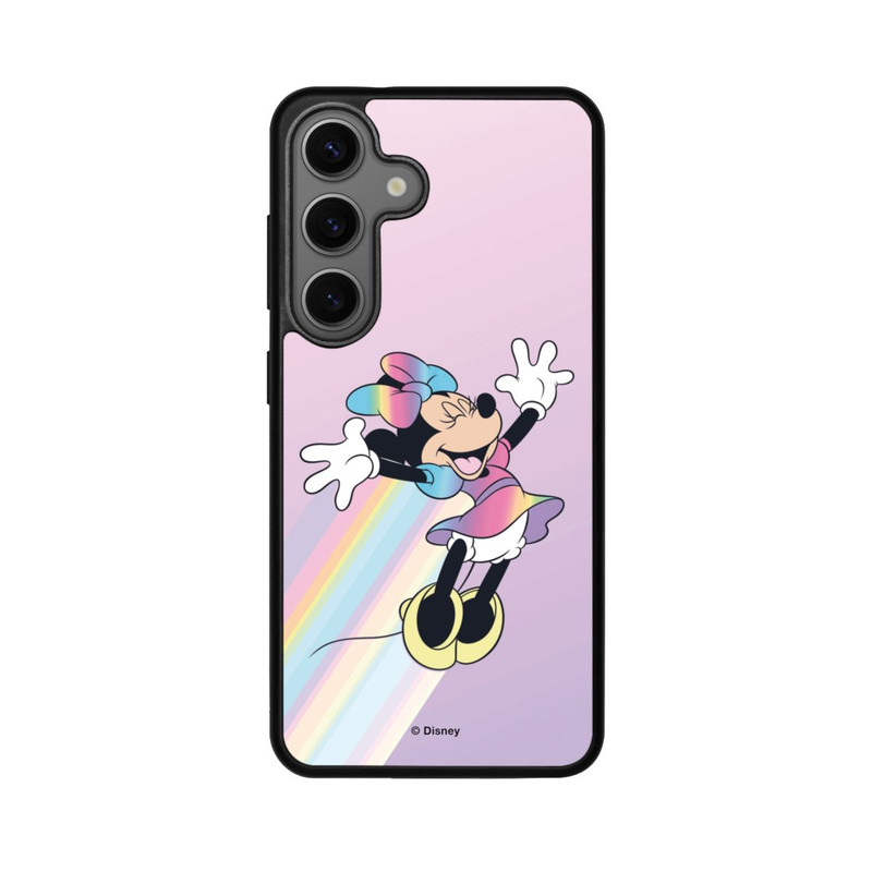 Galaxy S25 Base Case Minnie Rainbow