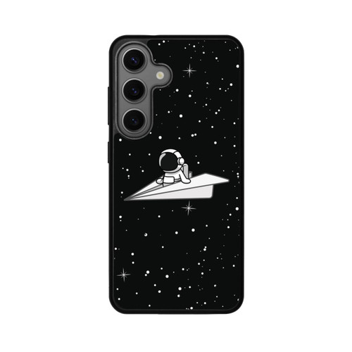 Samsung Galaxy S25 Base Case Astronaut Paper Plane Comic