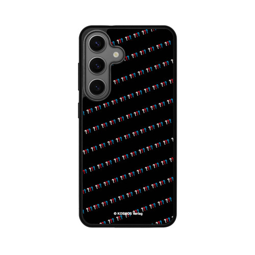 Samsung Galaxy S25 Base Case Drei Fragezeichen Muster Schräg