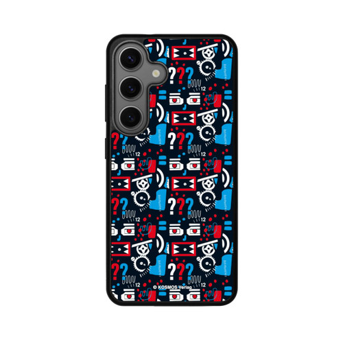 Samsung Galaxy S25 Base Case Drei Fragezeichen Wildes Muster