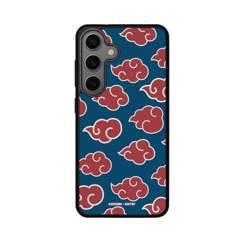 Galaxy S25 Base Case Akatsuki Pattern Blue
