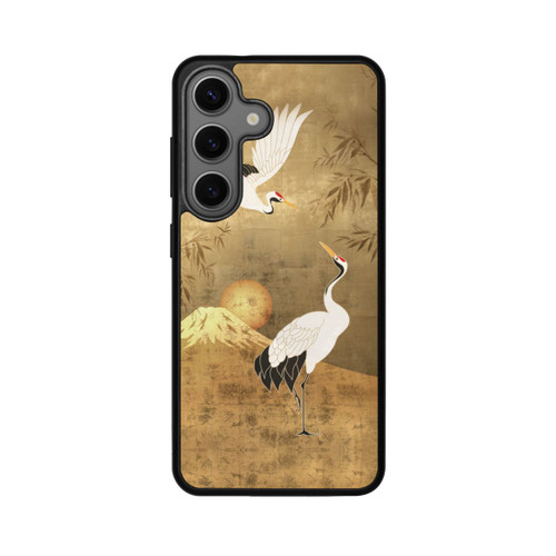 Samsung Galaxy S25 Base Case Kraniche Gold Japan 1