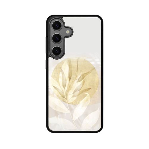 Samsung Galaxy S25 Base Case Boho Gold Blumen Kunst