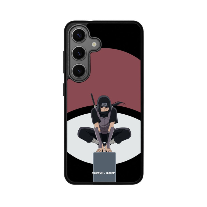 Galaxy S25 Base Case Itachi Uchiha Symbol schwarz