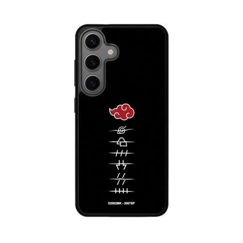 Samsung Galaxy S25 Base Case Akatsuki Mitgliedssymbole Schwarz