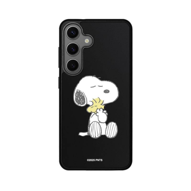 Galaxy S25 Base Case Snoopy And Woodstock Cuddling transparent
