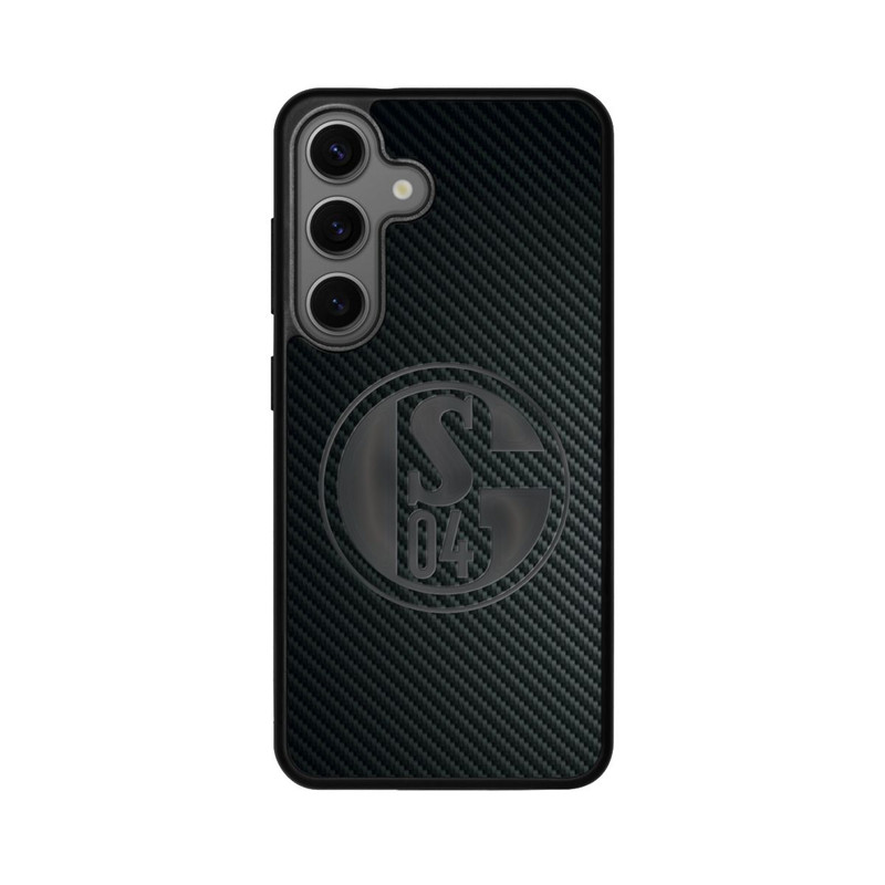 Galaxy S25 Base Case Schalke 04 Carbon Look