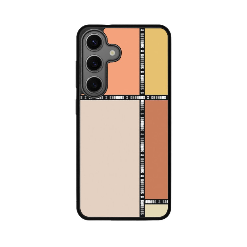 Galaxy S25 Base Case Bauhaus Squares-Pastel