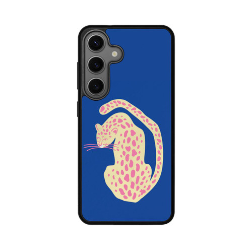 Samsung Galaxy S25 Base Case Blue Pink Cat