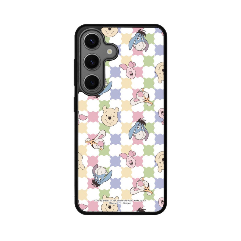 Galaxy S25 Base Case Winnie Puuh und Freunde farbenfrohes Muster