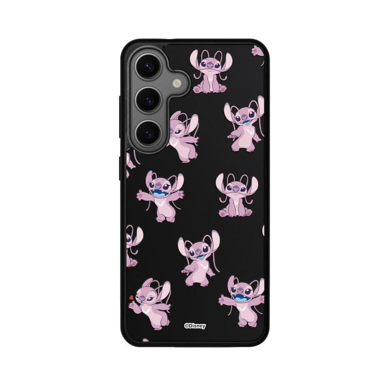 Galaxy S25 Base Case Angel Faces Pattern Transparent