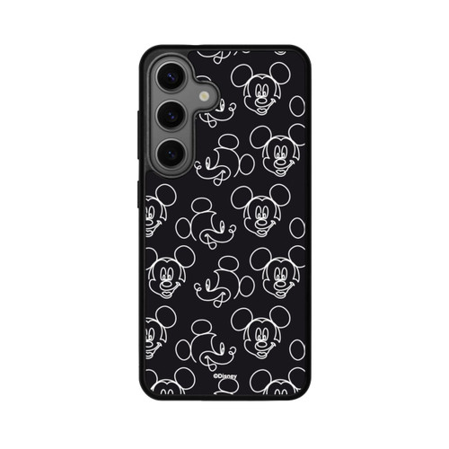 Samsung Galaxy S25 Base Case Disney Mickey Muster Schwarz