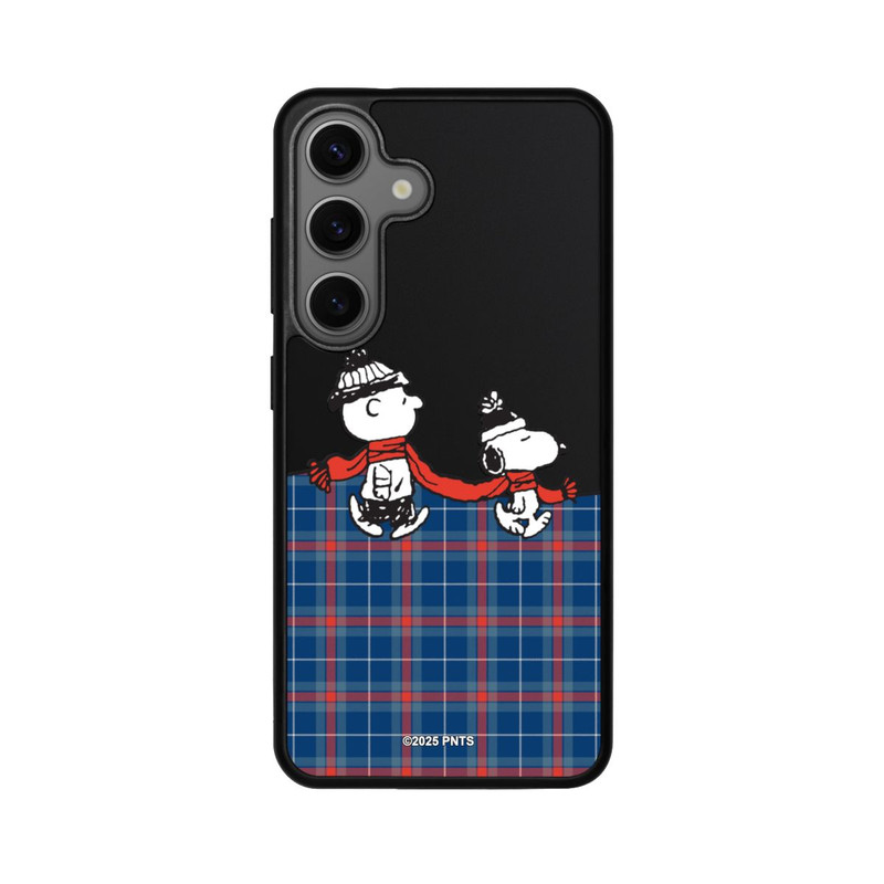 Galaxy S25 Base Case Peanuts Weihnachtspulli Transparent