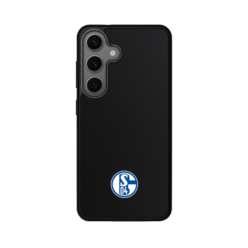 Galaxy S25 Base Case FC Schalke 04 Logo Klein Transparent