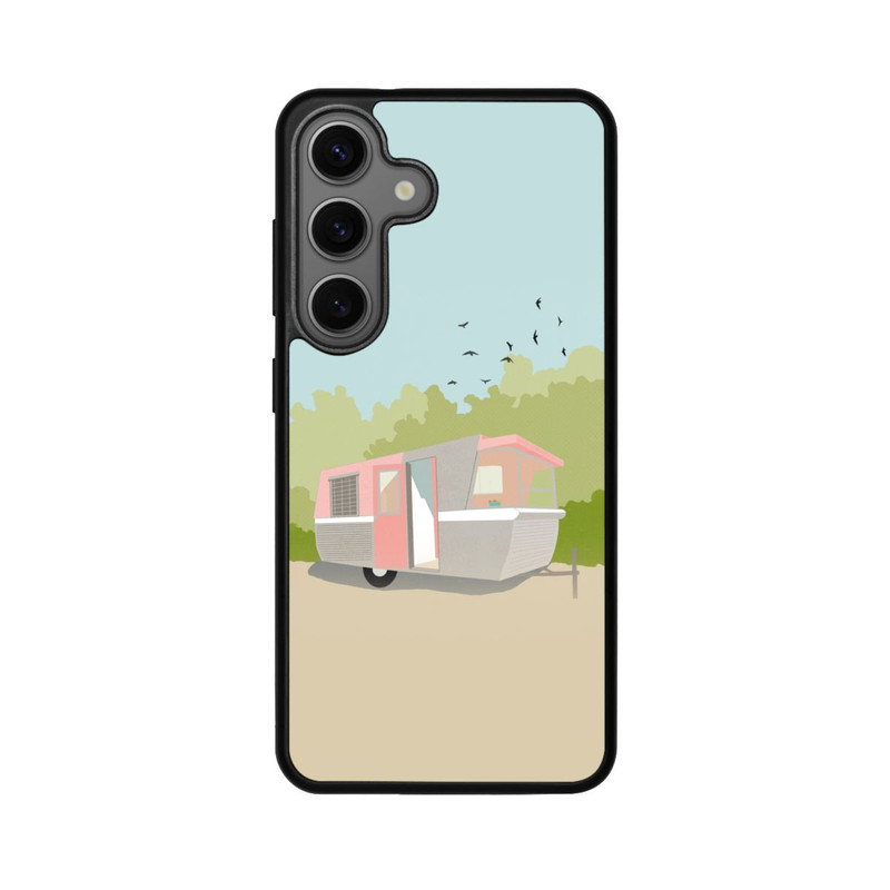 Galaxy S25 Base Case Retro Glamping by Roberta Murray