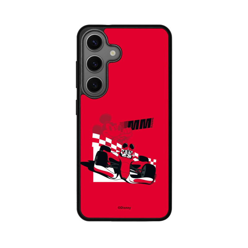 Galaxy S25 Base Case Micky Maus Racing Legende Rot