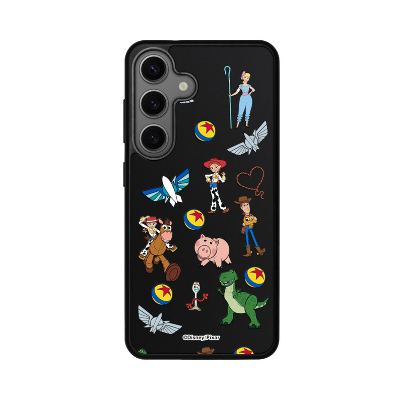 Galaxy S25 Base Case Toy Story 5 Hero Toys Pattern Transparent