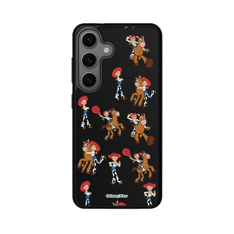 Galaxy S25 Base Case Toy Story 5 Jessie Cowboy Pattern Transparent