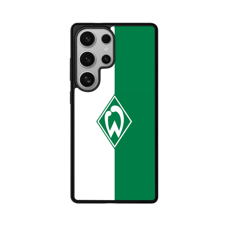 Galaxy S25 Ultra Base Case Weiß-Grün - Werder Bremen