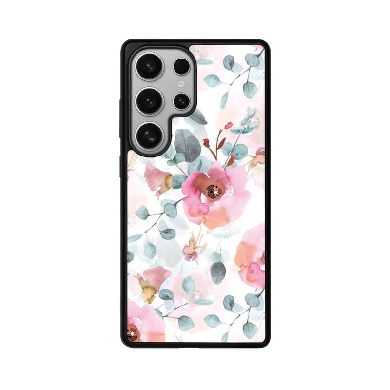 Galaxy S25 Ultra Base Case Aquarell Blumentapete