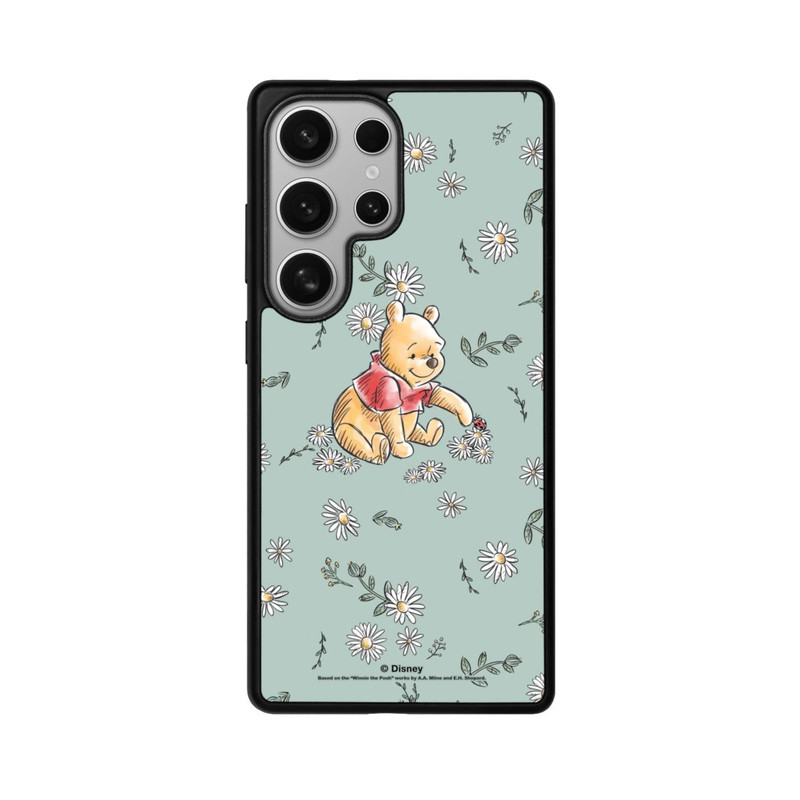 Galaxy S25 Ultra Base Case Winnie Puuh Gänseblümchen und Käfer Liebe