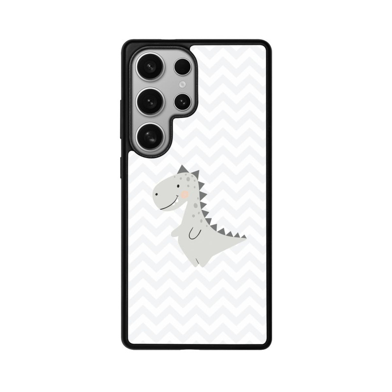 Galaxy S25 Ultra Base Case Grauer Dino