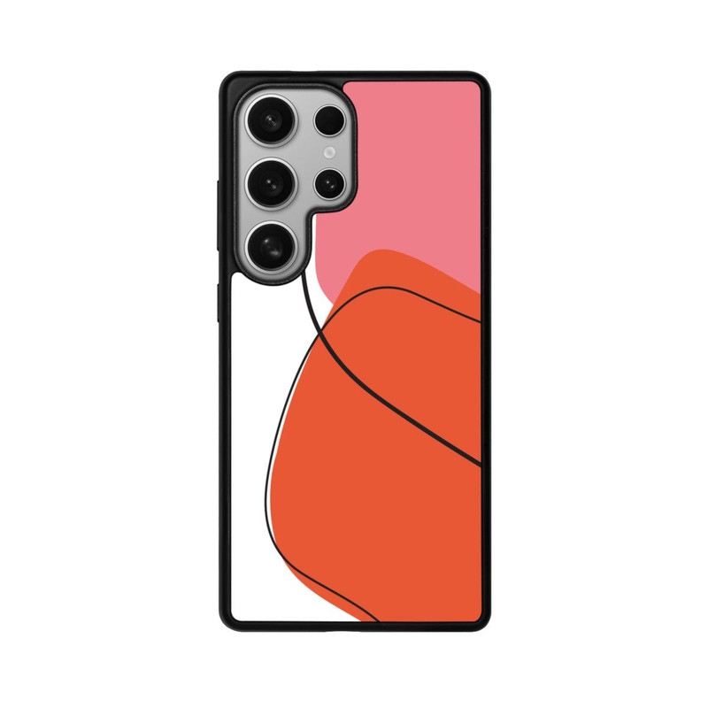 Galaxy S25 Ultra Base Case Meine orangefarbene Kunst