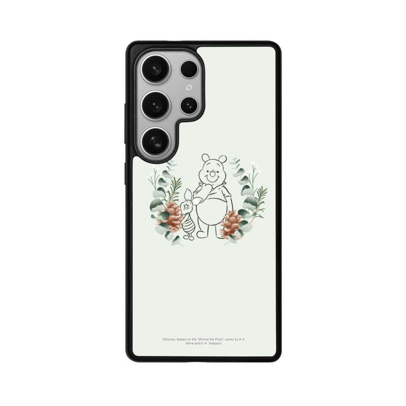 Galaxy S25 Ultra Base Case Grüne Liebe Puuh und Ferkel