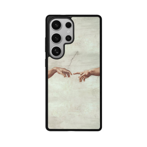 Samsung Galaxy S25 Ultra Base Case Die Hände von Gott und Adam von Michelangelo Buonarroti