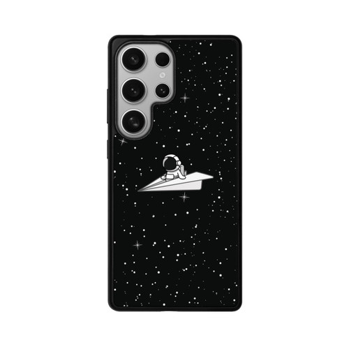 Samsung Galaxy S25 Ultra Base Case Astronaut Paper Plane Comic