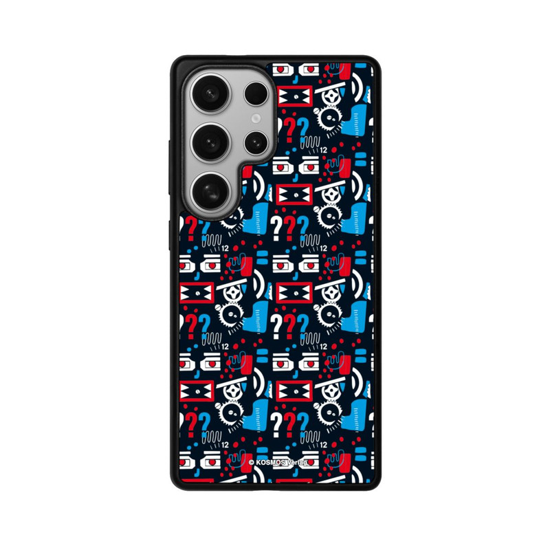 Galaxy S25 Ultra Base Case Drei Fragezeichen Wildes Muster