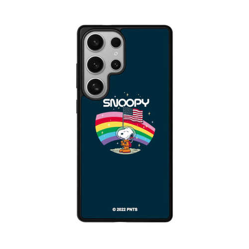 Samsung Galaxy S25 Ultra Base Case Snoopy Weltraumreisender Regenbogen