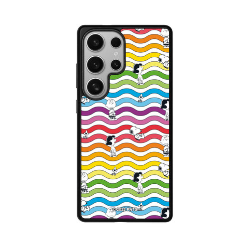 Samsung Galaxy S25 Ultra Base Case Snoopy Pattern Rainbow