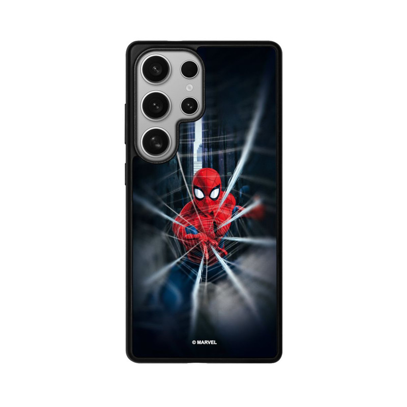 Galaxy S25 Ultra Base Case Spider-Man Webs In Action