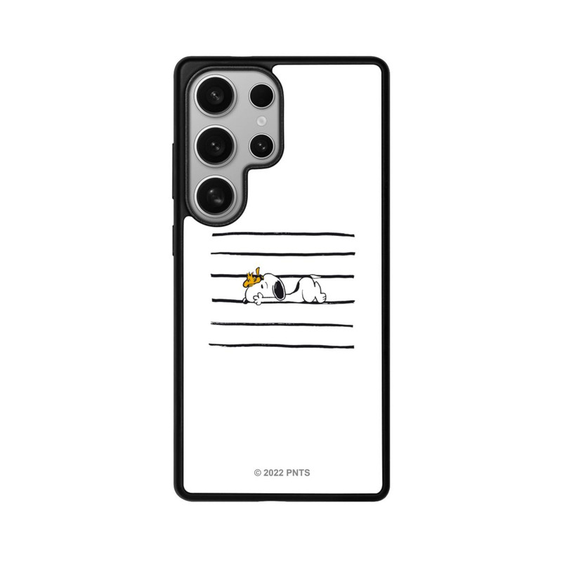Galaxy S25 Ultra Base Case Snoopy Woodstock Streifen