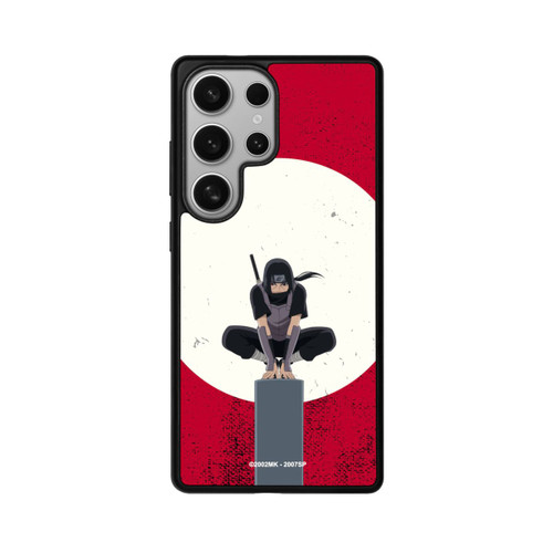 Samsung Galaxy S25 Ultra Base Case Itachi Uchiha Symbol Roter Hintergrund