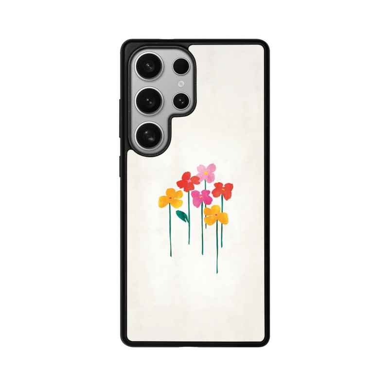 Galaxy S25 Ultra Base Case Kleine glückliche Blumen