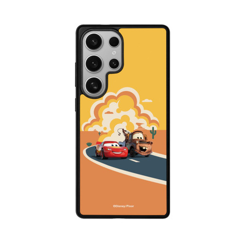 Samsung Galaxy S25 Ultra Base Case Disney Cars Lightning McQueen Und Hook on the Road
