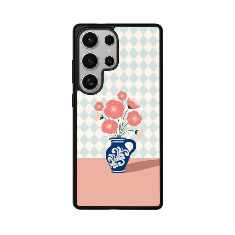 Galaxy S25 Ultra Base Case Blue Vase