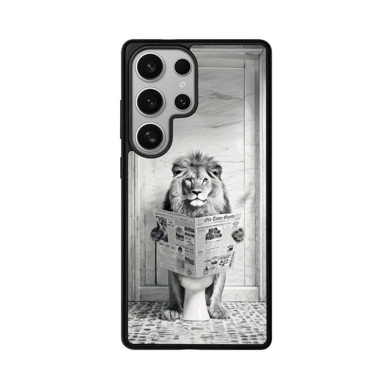 Galaxy S25 Ultra Base Case Lion Toilet