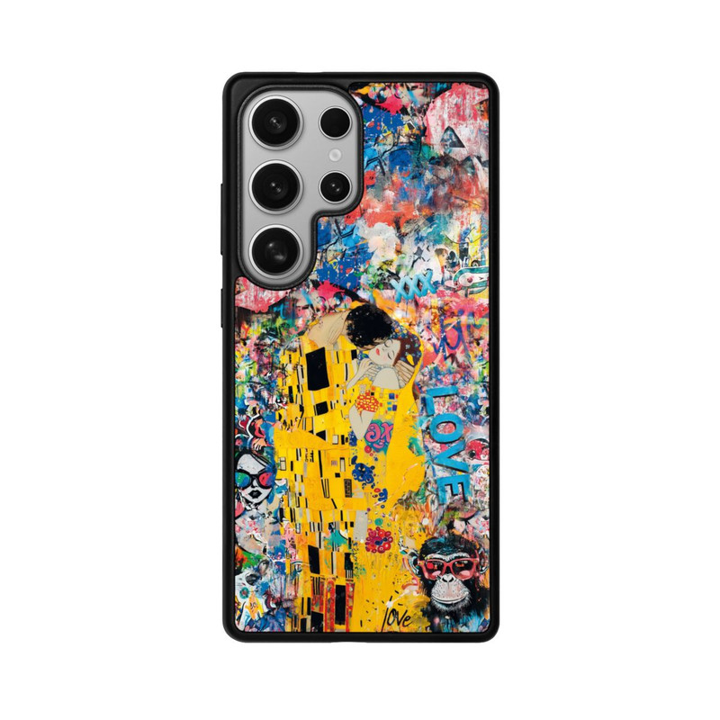 Galaxy S25 Ultra Base Case Graffiti Kiss