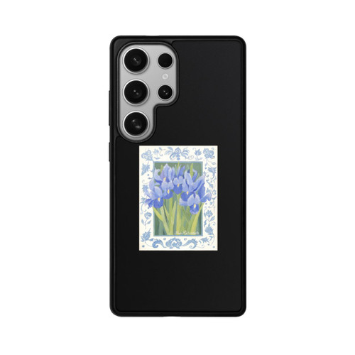 Samsung Galaxy S25 Ultra Base Case Blue Iris, by Jennifer Abbott